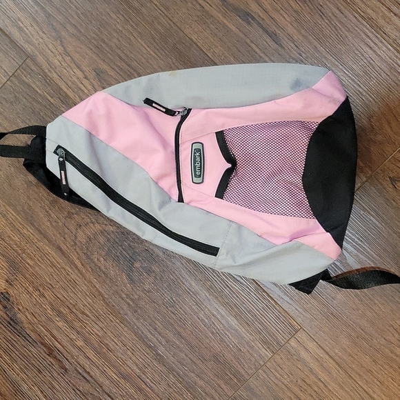 Embark Bags Embark Crossbody Book Bag In Pink Gray And Black Poshmark